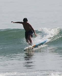 Benedict Surfing in Baler
