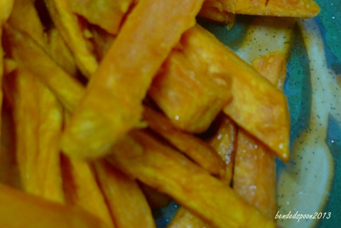 Sweet potato fries. Yum!